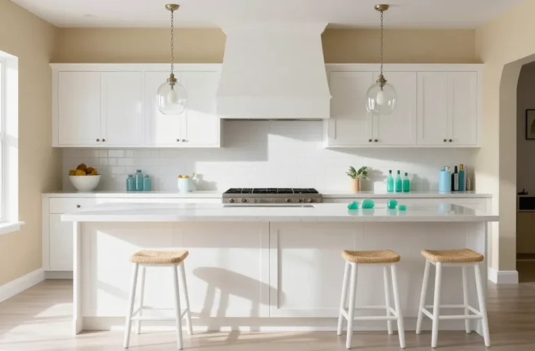 10 Kitchen Paint Colors with White Cabinets That Pop