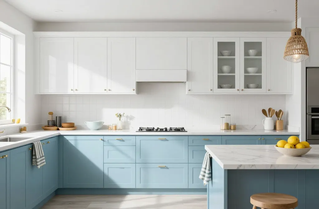 10 Dual Color Kitchen Cabinets That Instantly Elevate Your Kitchen