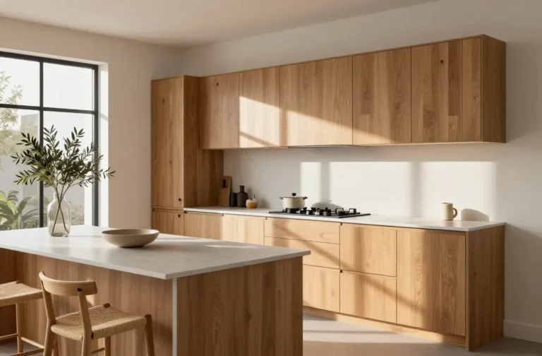 10 Warm Wood Kitchen Cabinets That Feel Like a Hug