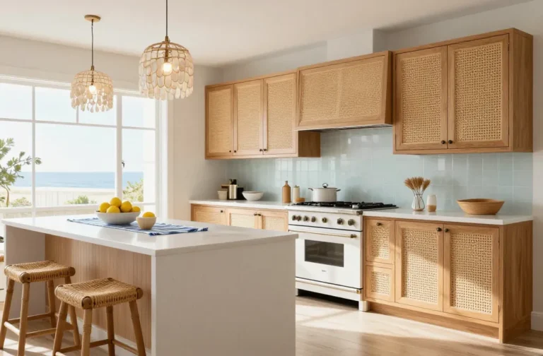 10 Rattan Kitchen Cabinets That Look Insanely Chic