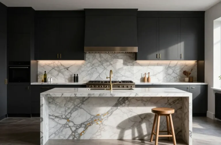 Stunning 10 Kitchen Backsplash Ideas with Dark Cabinets