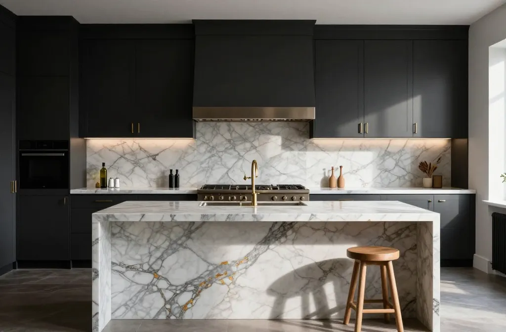 Stunning 10 Kitchen Backsplash Ideas with Dark Cabinets