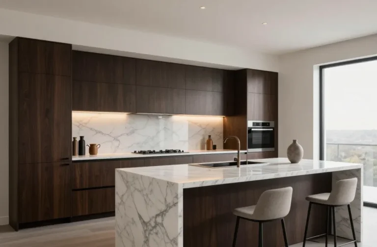 10 Dark Kitchen Cabinets and Light Granite That Wow