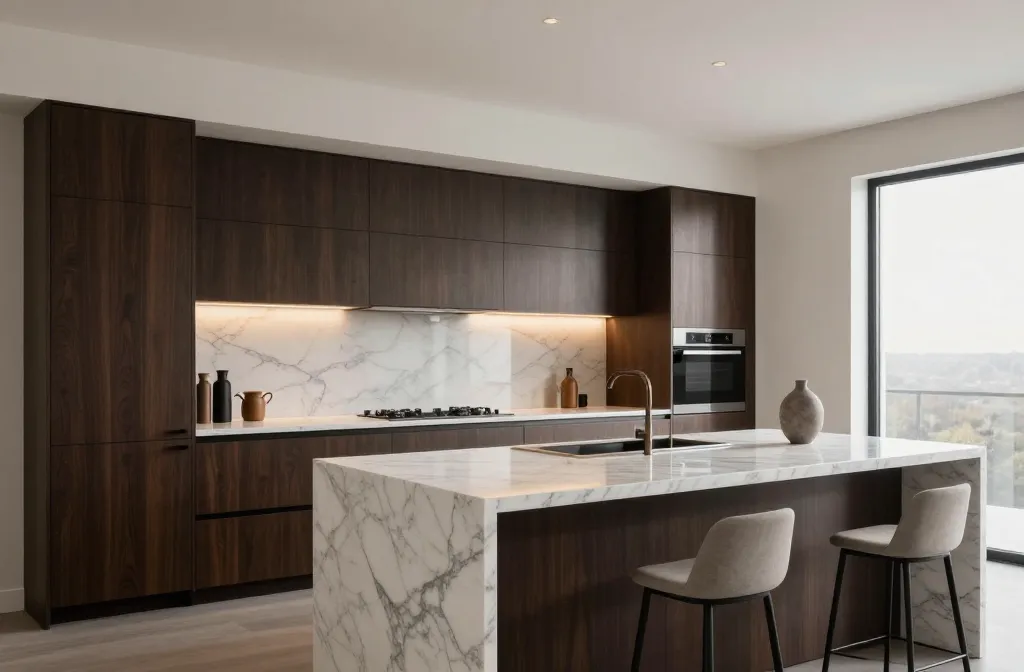 10 Dark Kitchen Cabinets and Light Granite That Wow