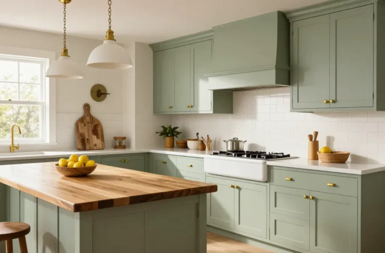 10 Farmhouse Green Kitchen Ideas That Feel Instantly Cozy