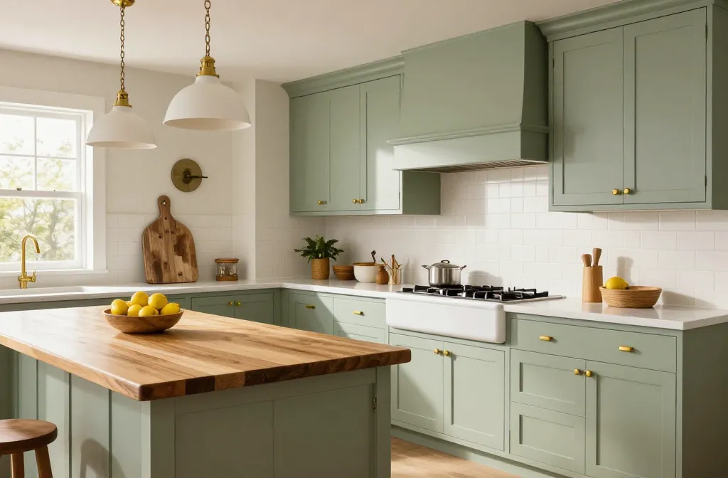 10 Farmhouse Green Kitchen Ideas That Feel Instantly Cozy
