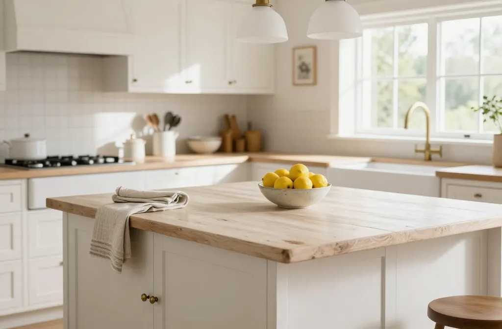 10 Farmhouse Kitchen Countertops That Feel Instantly Cozy