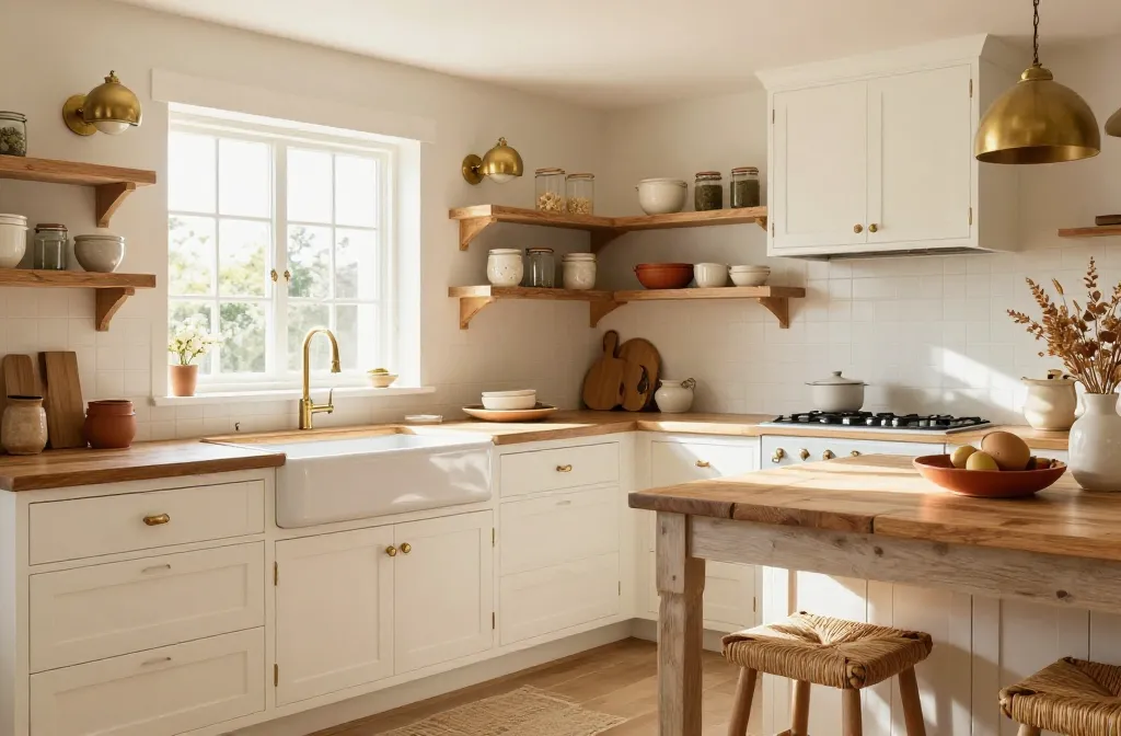 10 Farmhouse Kitchen White Cabinets That Wow