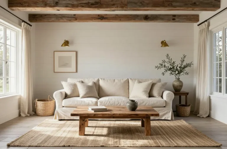 10 Rustic Farmhouse Living Room Ideas That Feel Designer Cozy