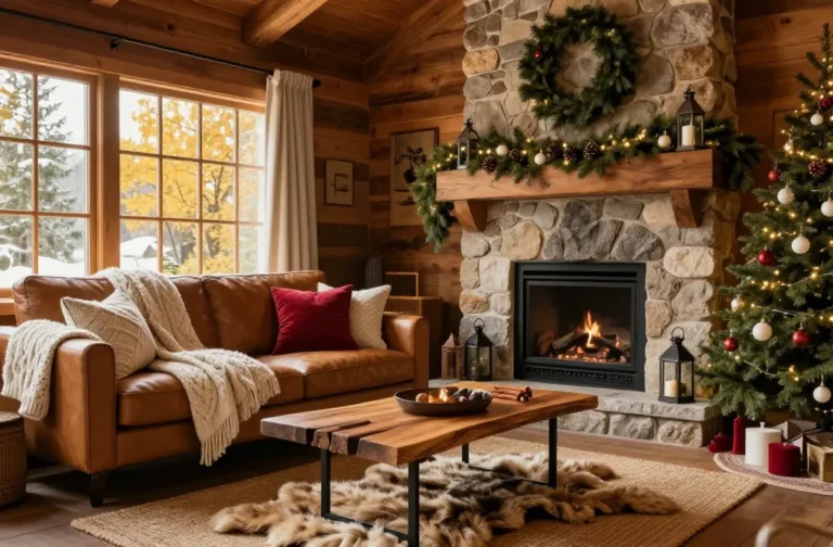 Cozy 10 Rustic Christmas Living Room Ideas That Wow