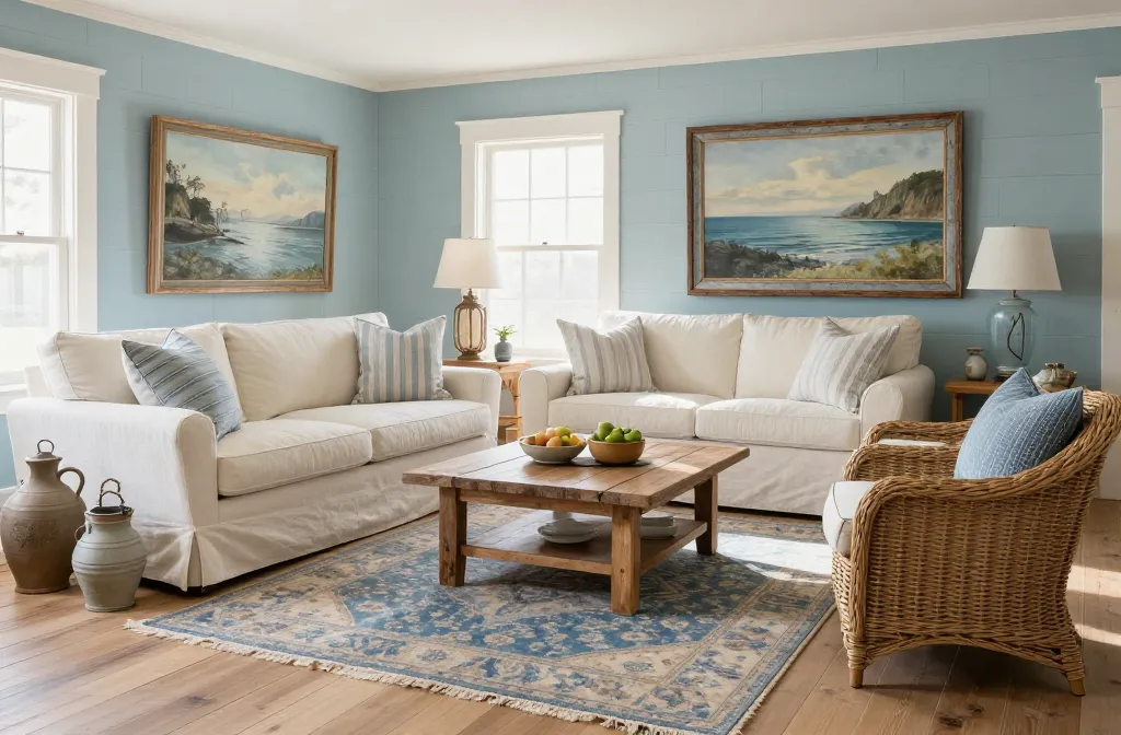 10 Blue Rustic Living Room Ideas That Feel Fresh and Cozy