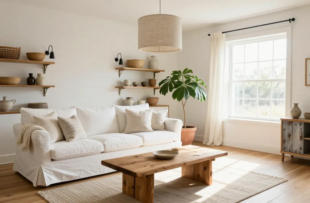 10 White Rustic Living Room Ideas That Feel Effortlessly Chic