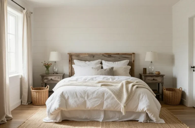 Steal-Worthy 12 Rustic Farmhouse Bedroom Makeover Ideas on a Budget