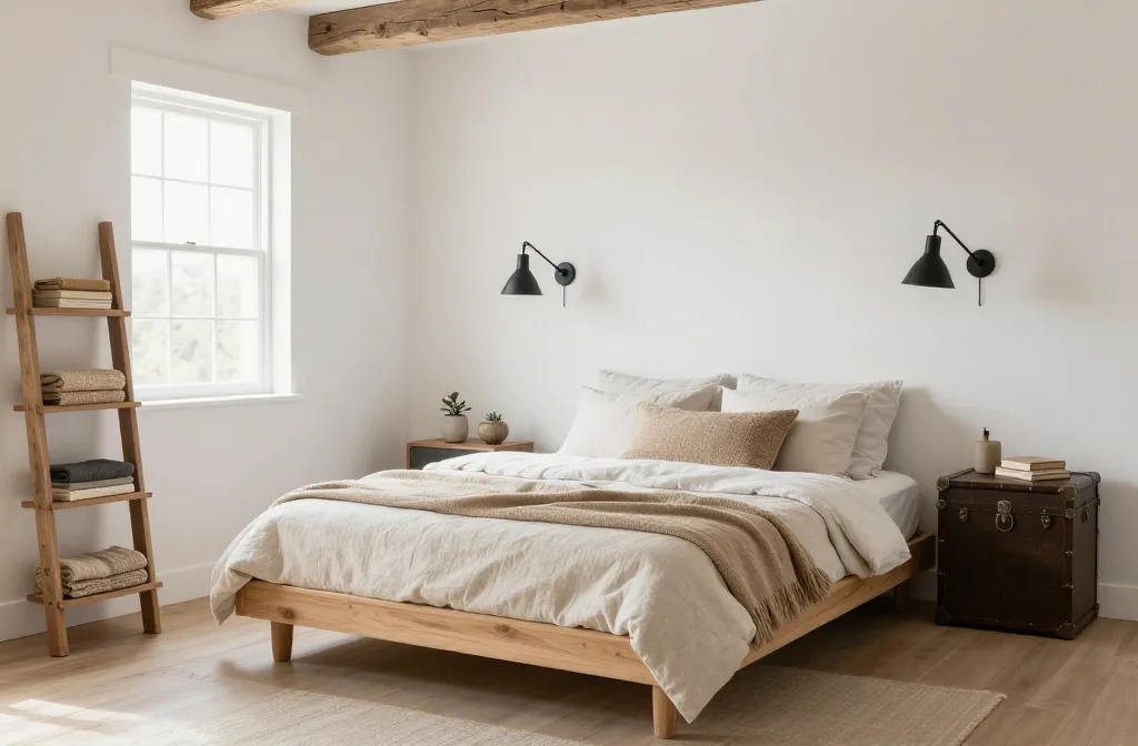 Steal-Worthy 14 Small Rustic Farmhouse Bedroom Ideas That Maximize Space