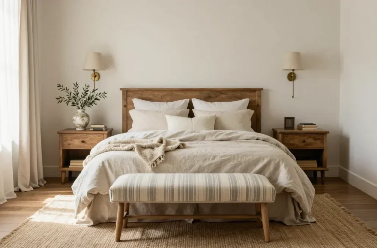 Steal-Worthy 13 Rustic Farmhouse Master Bedroom Ideas That Feel Like a Retreat