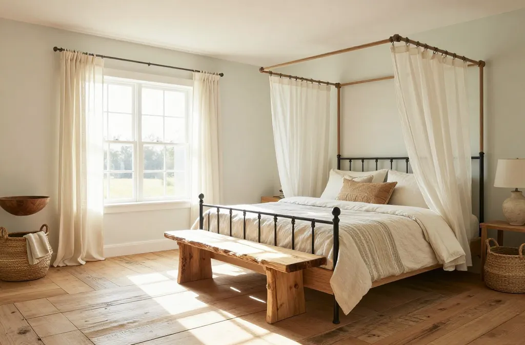 Stunning 11 Rustic Farmhouse Guest Bedroom Ideas That Impress Visitors