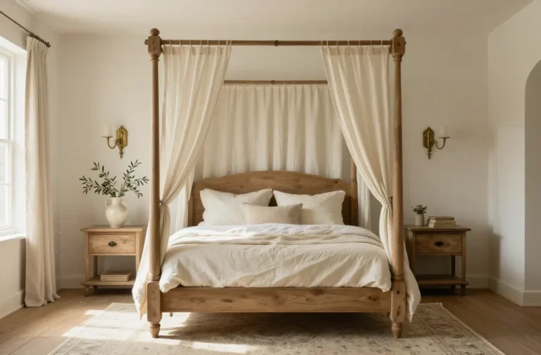 Steal These 11 Rustic Farmhouse Bedroom Ideas with Statement Beds