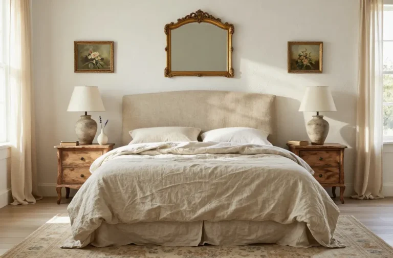 Steal These 15 Rustic Farmhouse Bedroom Ideas with Rustic Nightstands
