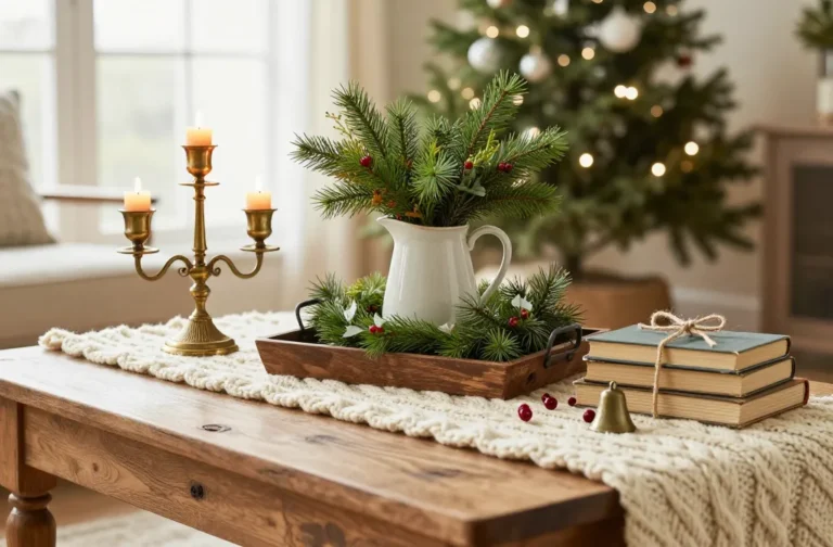 Steal These 14 Christmas Farmhouse Coffee Table Decor Ideas You’Ll Want to Copy