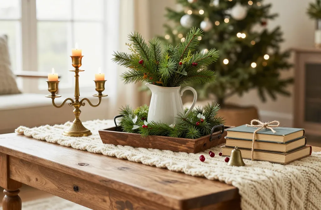 Steal These 14 Christmas Farmhouse Coffee Table Decor Ideas You’Ll Want to Copy