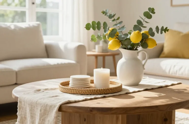 Viral 10 Fresh Farmhouse Coffee Table Decor Ideas for Summer
