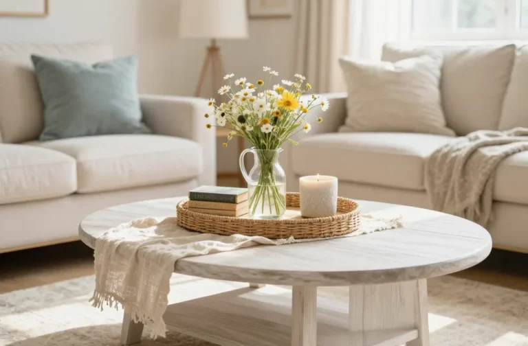 10 Quick Farmhouse Coffee Table Ideas to Instantly Cozy Up Your Living Room Now