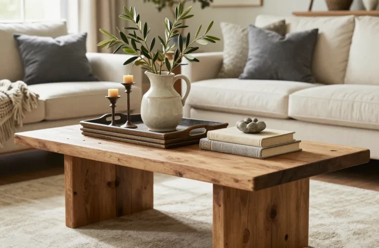 10 Rustic Farmhouse Coffee Table Decor Ideas That Feel Cozy Year-Round