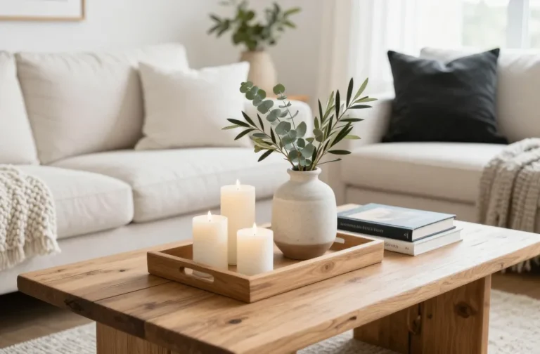 12 Simple Farmhouse Coffee Table Decor Ideas Anyone Can Copy Today