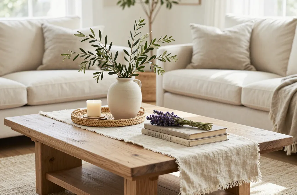 Steal These 13 Neutral Farmhouse Coffee Table Decor Ideas That Always Work