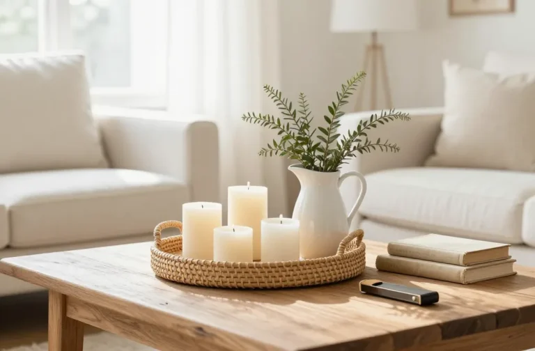 Snag 12 Budget Farmhouse Coffee Table Decor Ideas Under $50