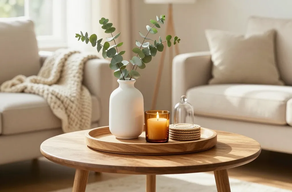 Steal 10 Small Farmhouse Coffee Table Decor Ideas for Tiny Spaces