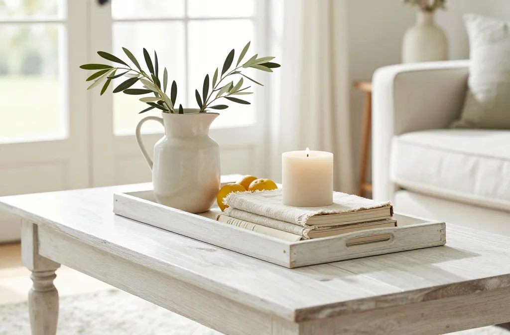 Viral 12 Farmhouse Coffee Table Tray Decor Ideas That Look Effortless