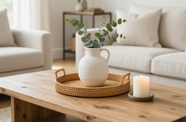 Steal These 13 Farmhouse Coffee Table Decor Ideas Using Only 3 Items