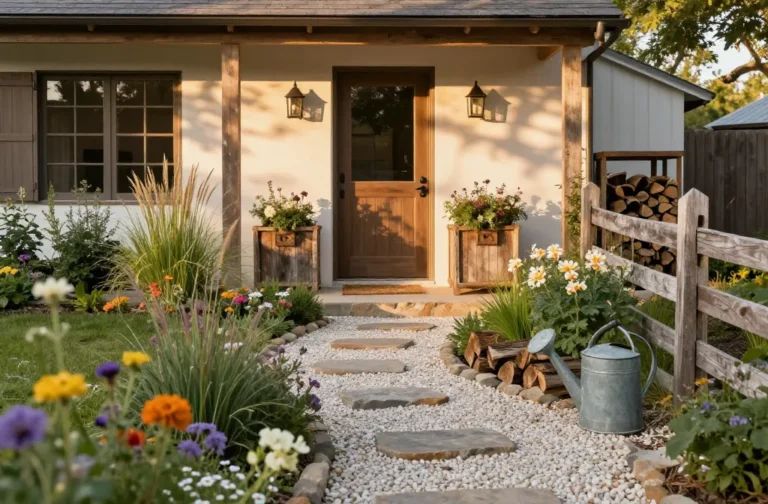 15 Rustic Garden Ideas for Front Yards That Feel Warm & Inviting Now