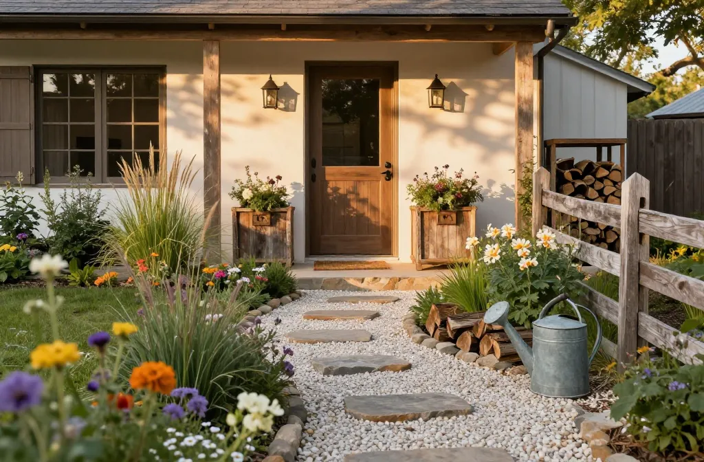 15 Rustic Garden Ideas for Front Yards That Feel Warm & Inviting Now