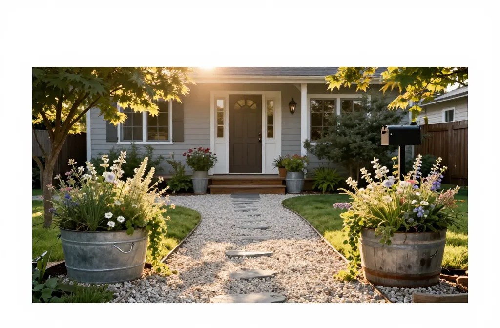 Steal-Their-Gaze 10 Rustic Garden Ideas for Ugly Front Yards That Need a Makeover