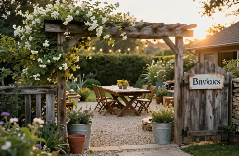 13 Rustic Garden Ideas That Make Outdoor Entertaining Easy Now