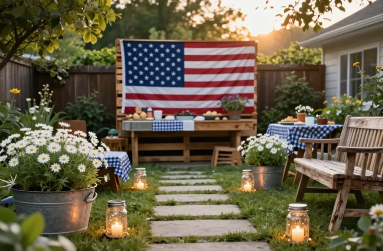 Viral 15 Rustic Garden Ideas for 4th of July That Wow Guests