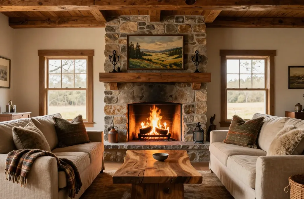 Cozy Up: 10 Country Rustic Living Room Ideas That Instantly Warm Up Cold Spaces