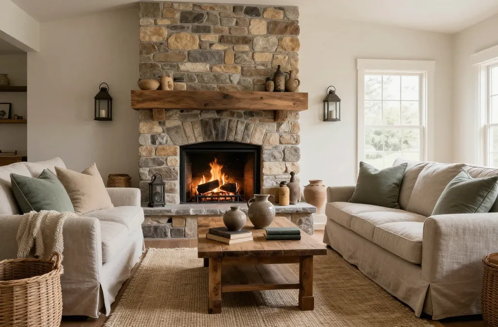 Irresistible 10 Country Rustic Living Room Ideas That Feel Cozy All Year Round