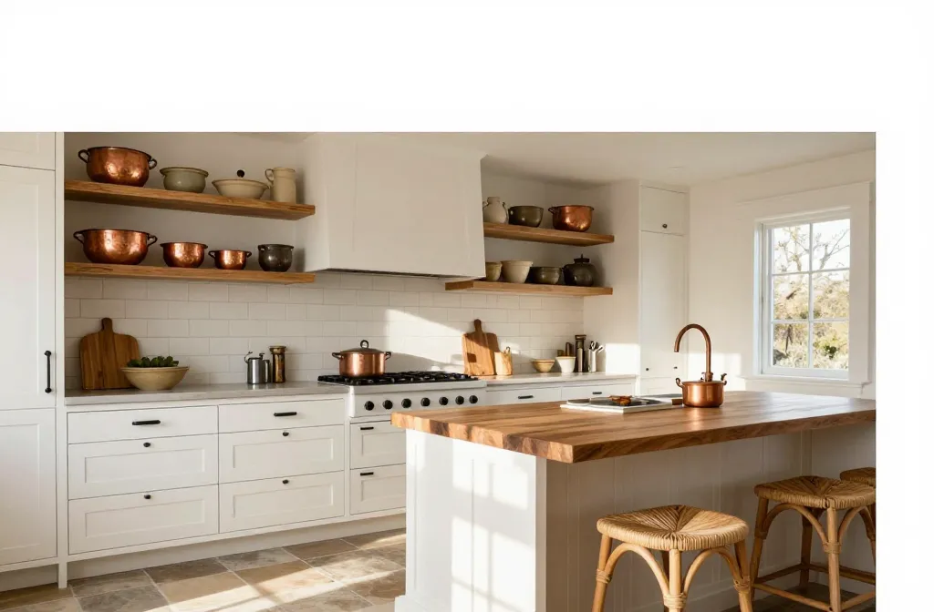 Cozy Up: 14 Rustic Country Kitchen Ideas That Bring Warmth to White Kitchens