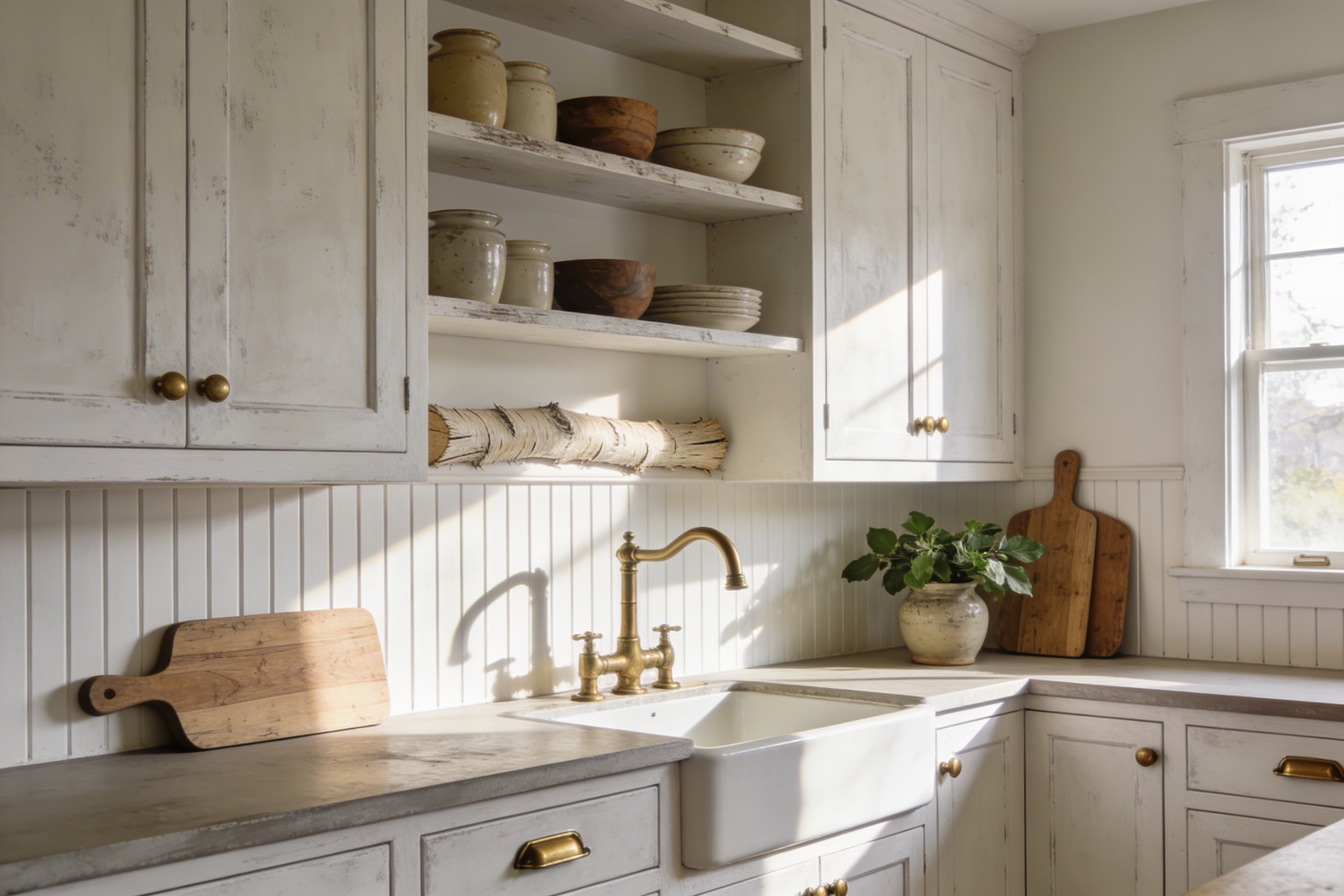 14 Rustic White Cabinets That Turn Basic Kitchens Into Showstoppers Now