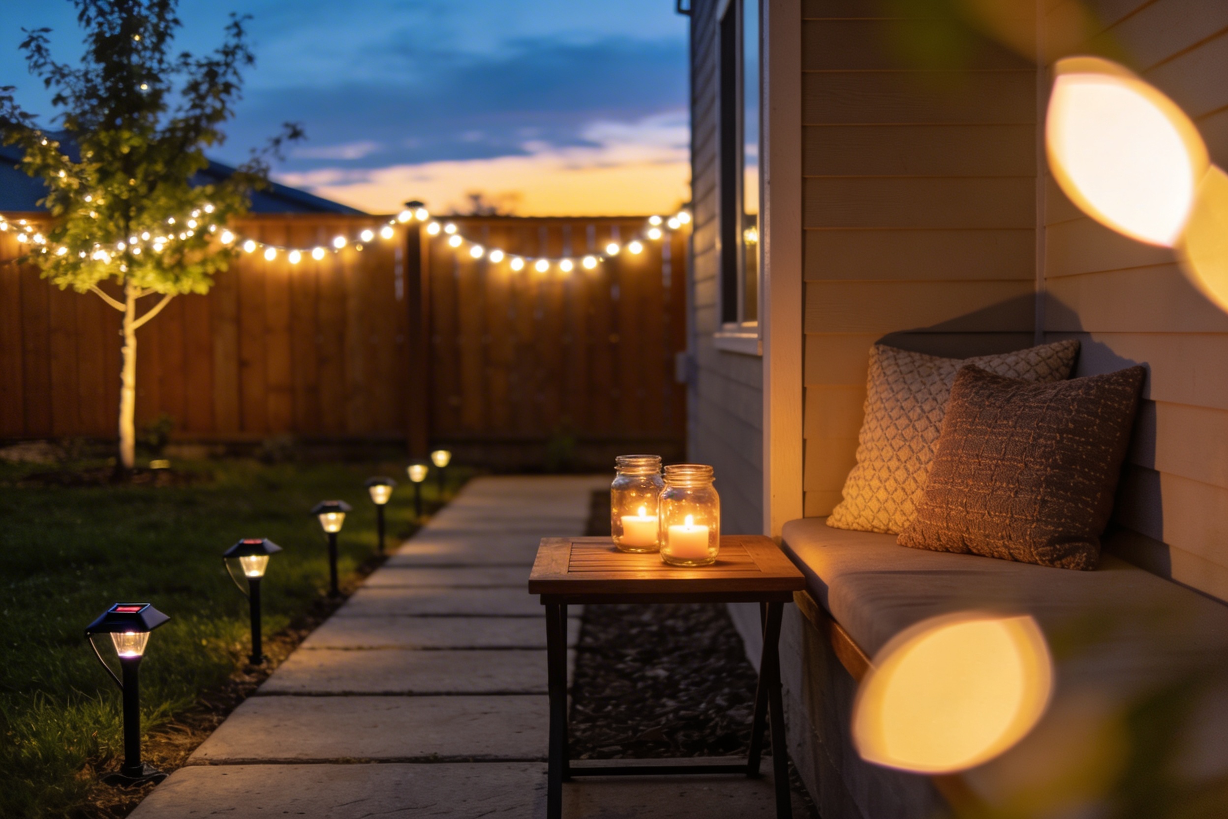 Gorgeous Glow How to Create a Backyard Lighting Setup for Under $30