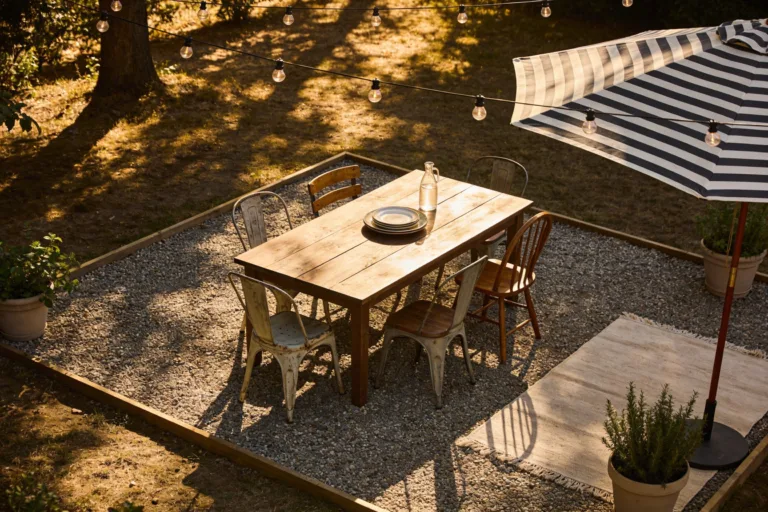 How to Build a Diy Outdoor Dining Area for Under $200 That Wows