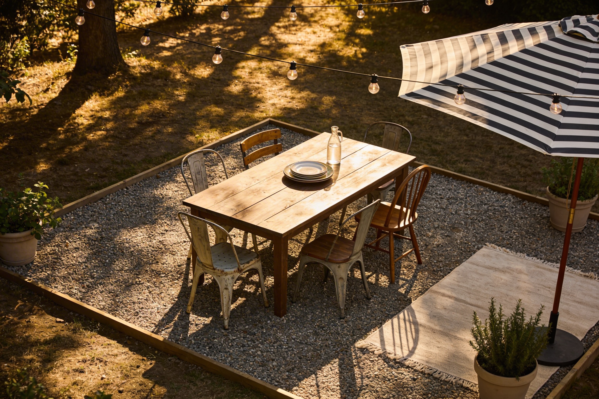 How to Build a Diy Outdoor Dining Area for Under $200 That Wows
