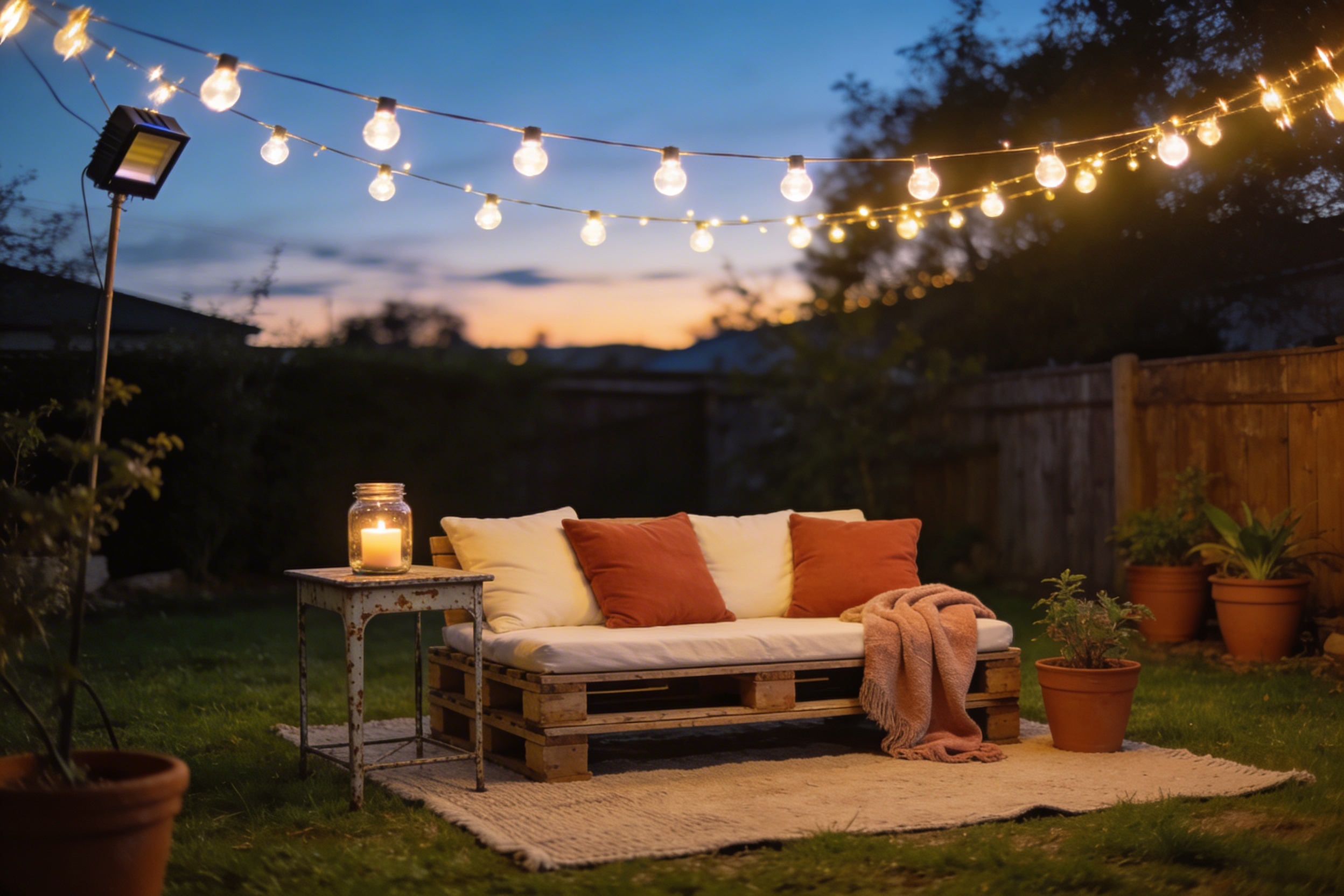 The Secret to How to Create a Cozy Backyard Setup for Just $75