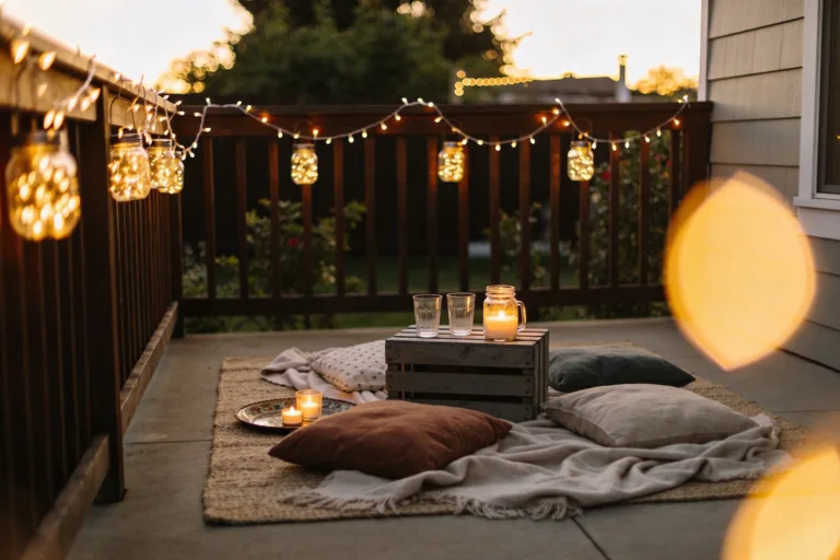 How to Create a Backyard Date Night Setup for $40 That Wows