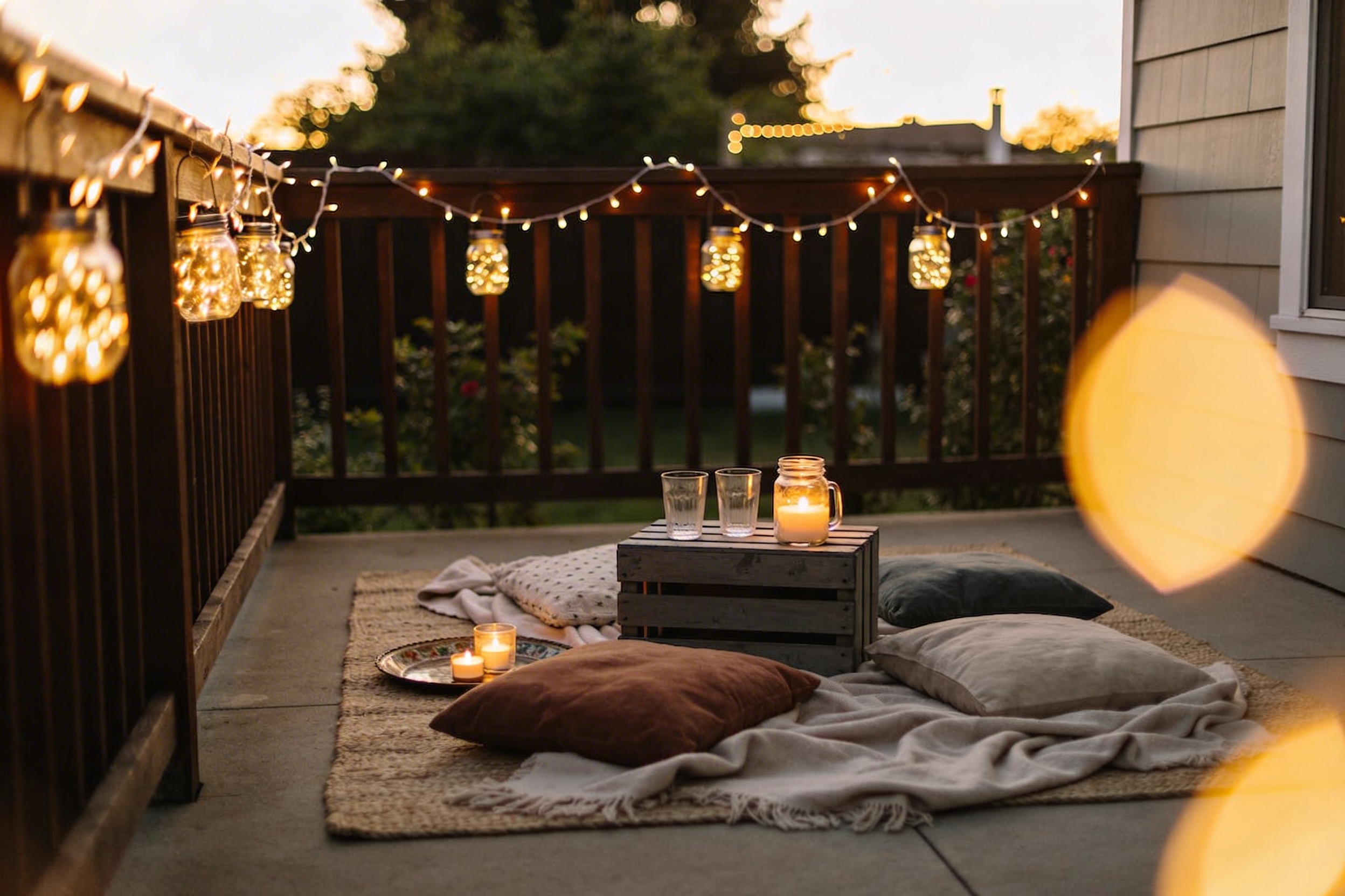 How to Create a Backyard Date Night Setup for $40 That Wows