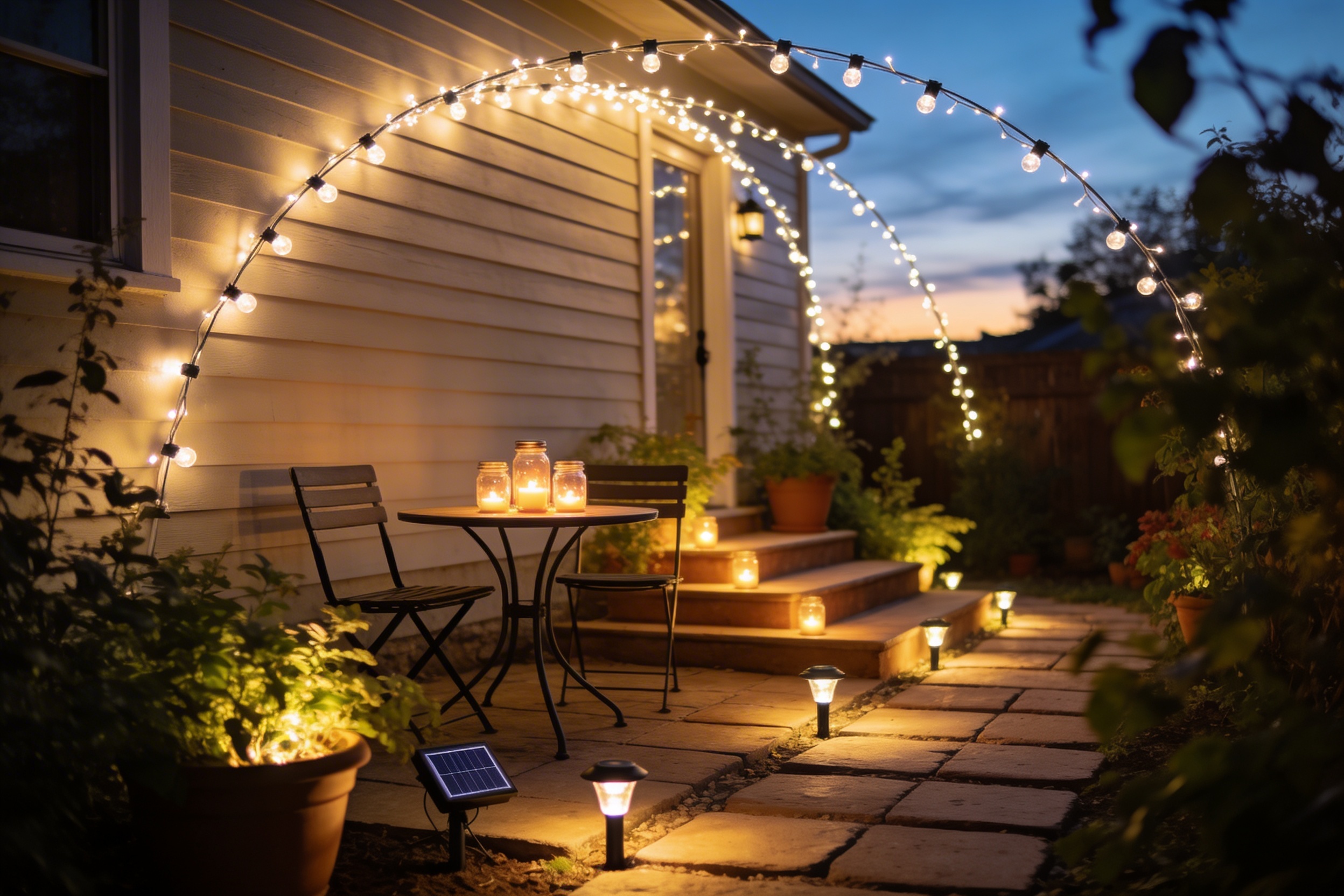 Gorgeous Glow: How to Create a Backyard Lighting Setup for Under $40