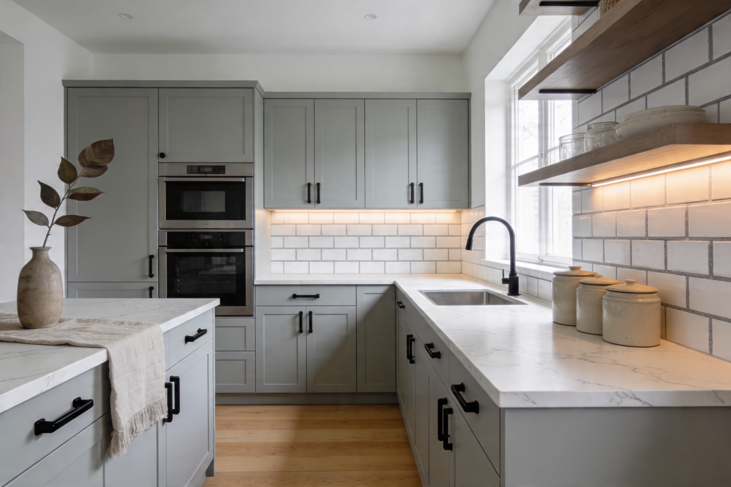 12 Dreamy Grey Kitchen Ideas That Feel Calm & High-End Now